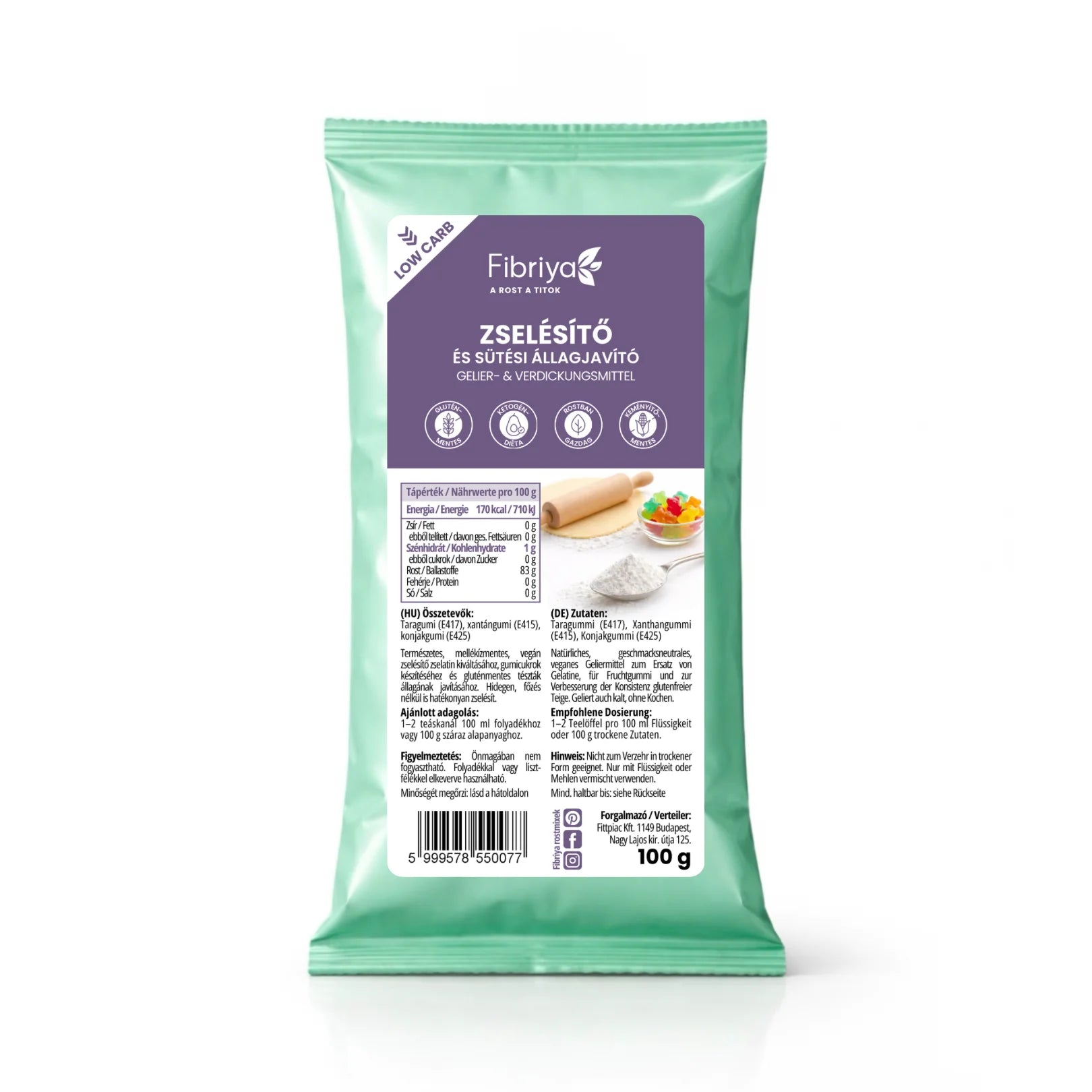Fibriya Gelier- & Verdickungsmittel 100g