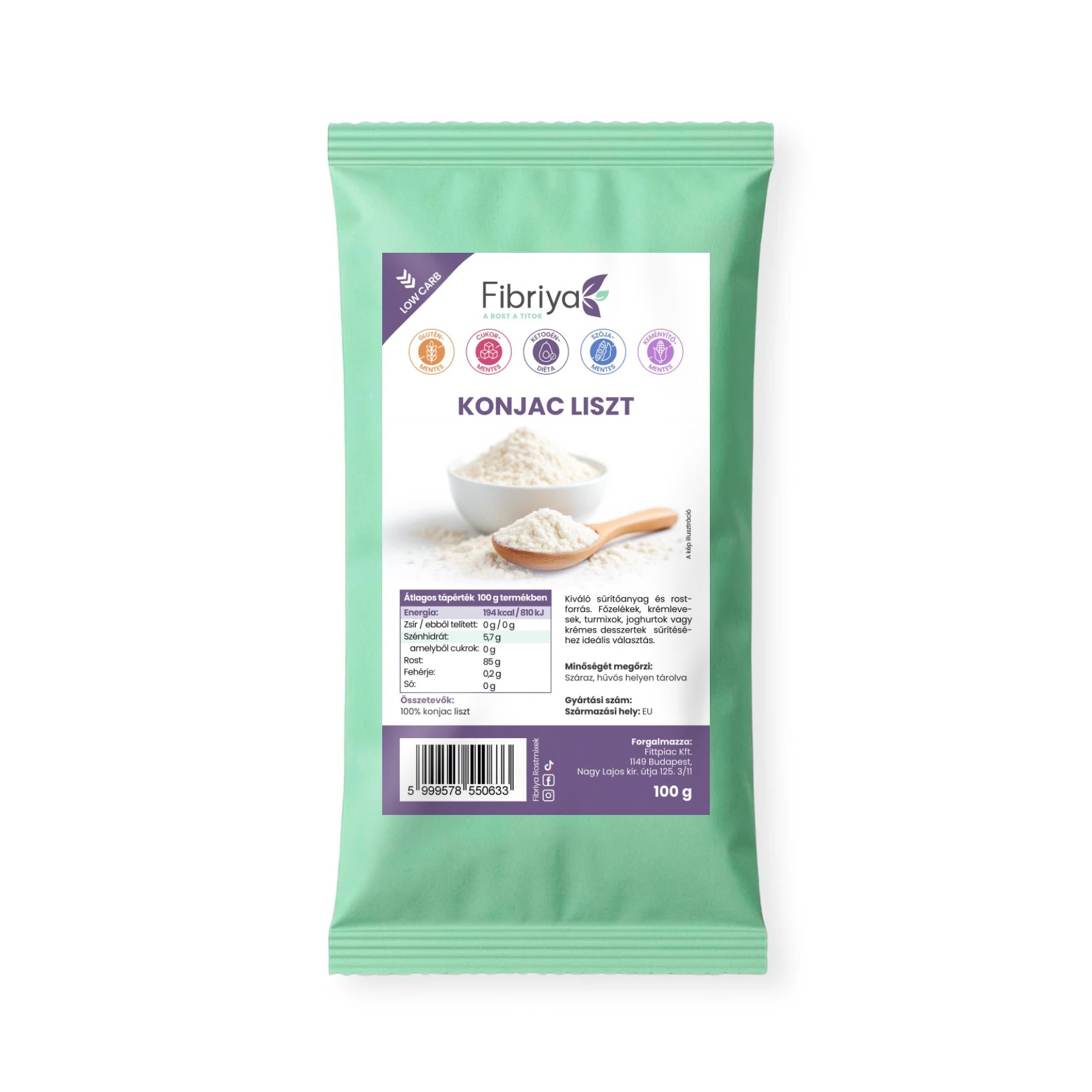 Fibriya Konjacmehl 100g